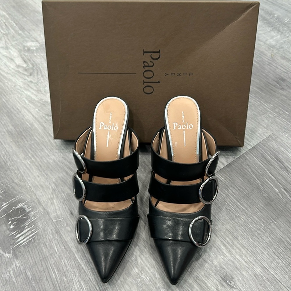Pre loved Linea Paolo Upton in Black, size 7.5